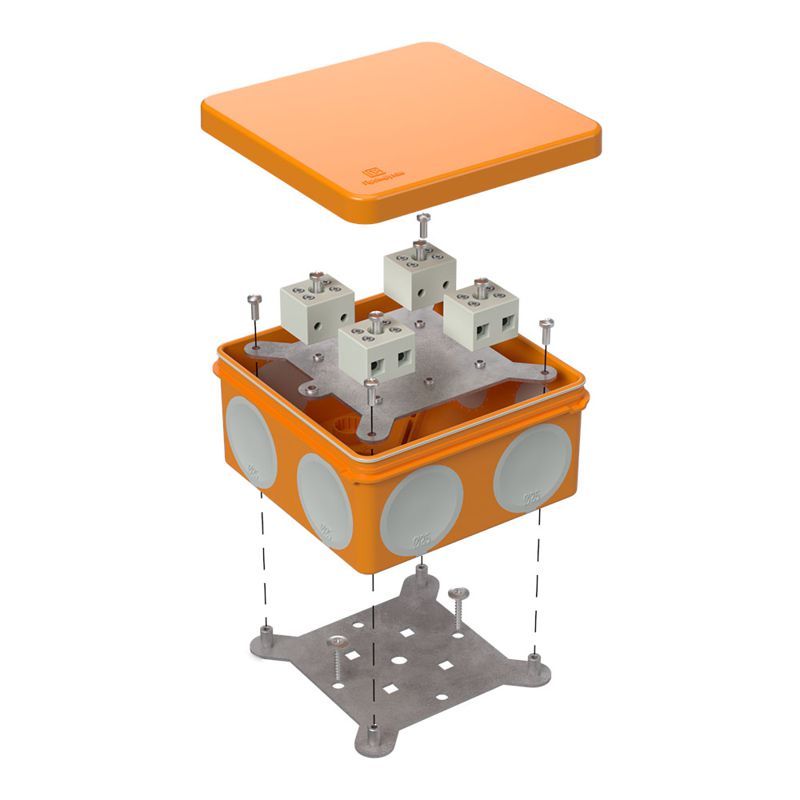 коробка огнестойкая оп двухкомпонентн. 60-0300-fr6.0-8 е15-е120 100х100х50 промрукав 60-0300-fr6.0-8 от BTSprom.by