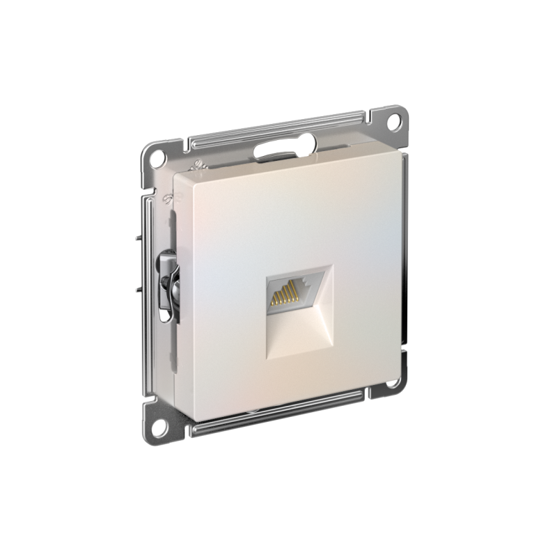 розетка компьютерная atlasdesign rj45 кат.6a механизм жемчуж. se atn000486 от BTSprom.by