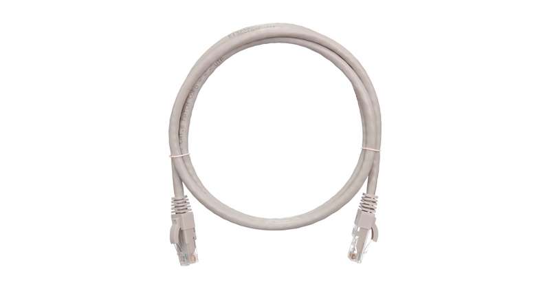 патч-корд u/utp 4 пары кат.6 (класс e) 250мгц 2хrj45/8p8c bc (чистая медь) 24awg (7х0.205мм) lszh нг(а)-hfltx сер. 15м nikomax nmc-pc4ue55b-150-c-gy от BTSprom.by