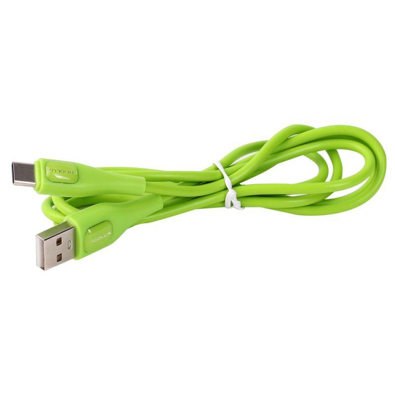  Кабель USB-Type C ELX-CDC02-C05 3А 1.2м зарядка+передача данных коробка зел. Ergolux 15301 фото в каталоге от BTSprom.by