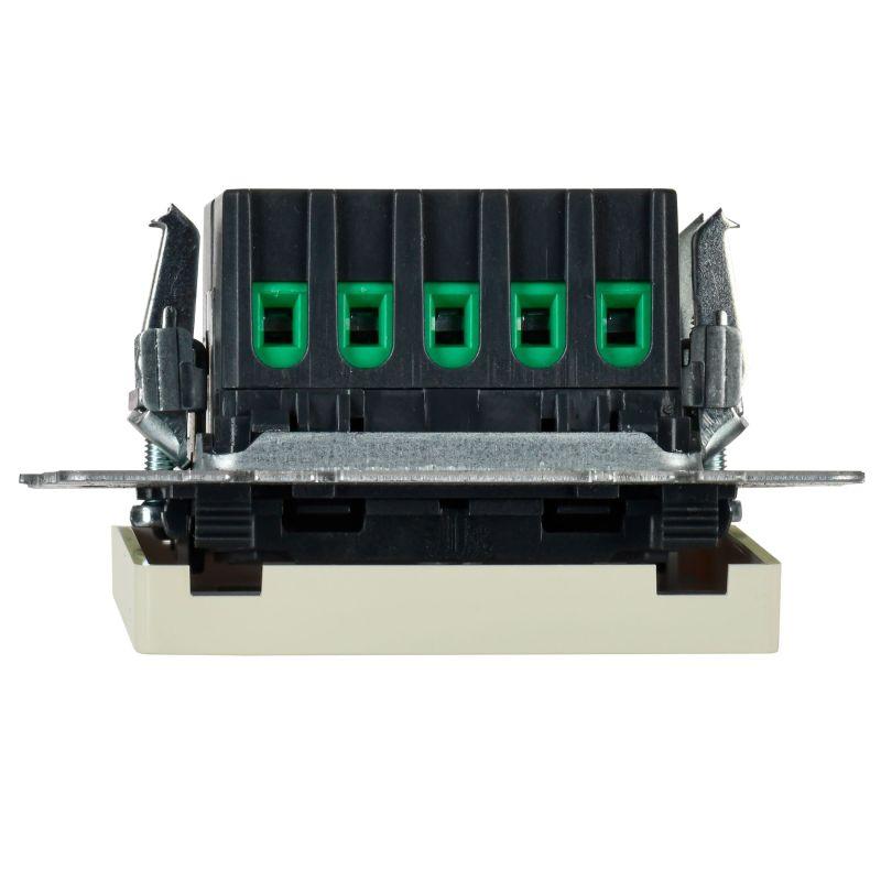  Кнопка звонка BRITE 10А ВС10-1-9-БрКр для отелей с индик. механизм беж. IEK BR-V14-2-10-K10 фото в каталоге от BTSprom.by