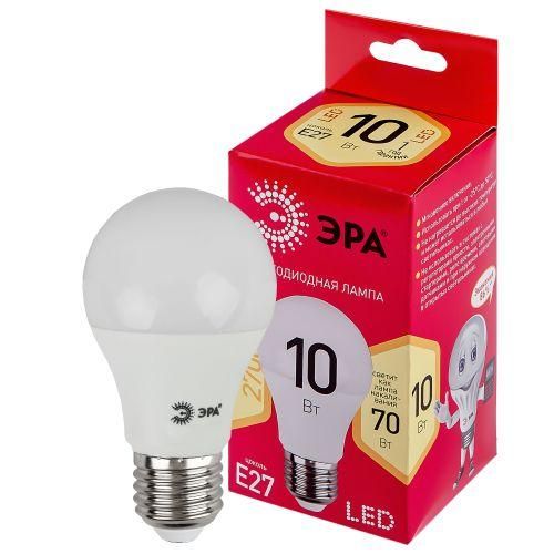 лампа светодиодная red line led a60-10w-827-e27 r 10вт a60 груша 2700к тепл. бел. e27 эра б0049634 от BTSprom.by