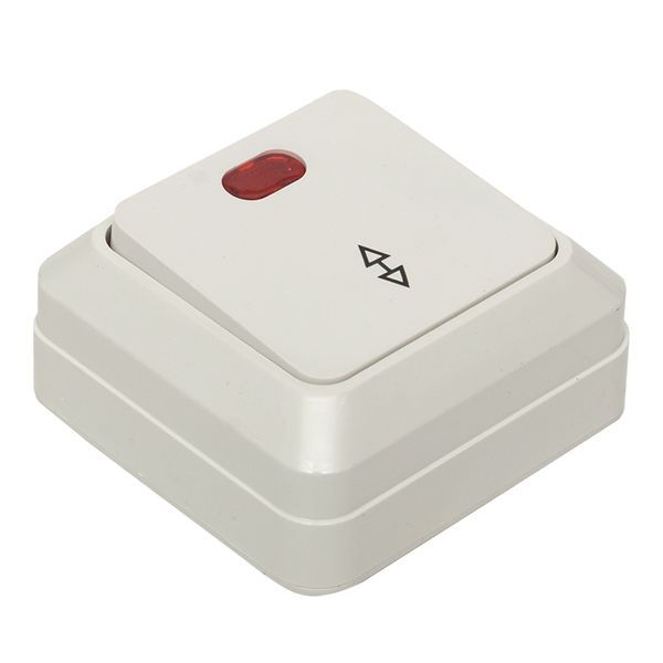  Переключатель проходной 1-кл. ОП Рим 10А IP20 с индикатором бел. EKF ENV10-125-10 фото в каталоге от BTSprom.by