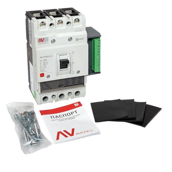  Выключатель автоматический 3п 160А 50кА AV POWER-1/3 ETU2.2 AVERES EKF mccb-13-160-2.2-av фото в каталоге от BTSprom.by