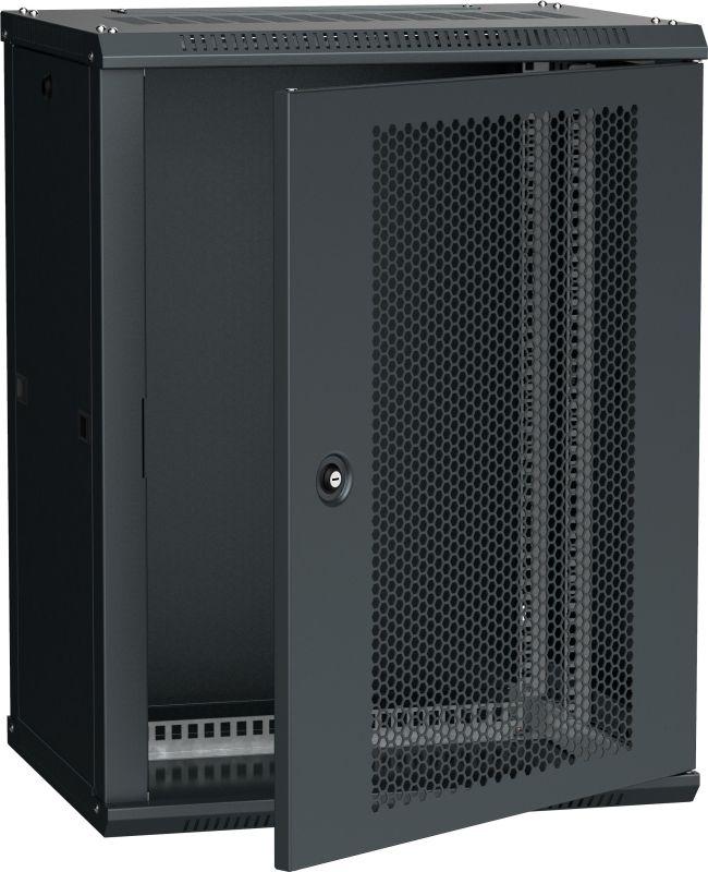 шкаф linea w 15u 600х450мм перфорир. дверь ral9005 itk lwr5-15u64-pf от BTSprom.by