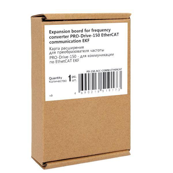  Карта расширения для преобразователя частоты PRO-Drive EKF PD-150-ACC-COMM-ETHERCAT фото в каталоге от BTSprom.by