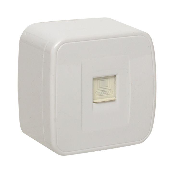 розетка компьютерная 1-м оп минск rj45 1а 120в бел. basic ekf egk01-035-10 от BTSprom.by