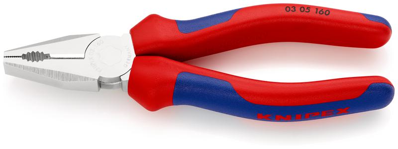 плоскогубцы комбинированные l-160мм хром. knipex kn-0305160sb от BTSprom.by