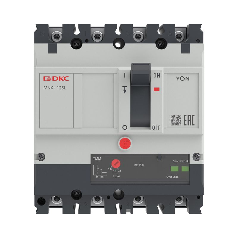  Выключатель автоматический 3N 63А 70кА pro MNX125L при AC415V расцепитель TMM YON MNX125L3NTMM0063 фото в каталоге от BTSprom.by