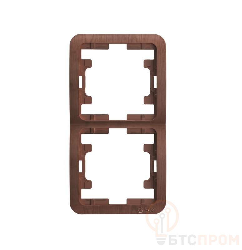 Рамка 2-м Mimoza верт. орех Makel 24032 фото в каталоге от BTSprom.by  Рамка 2-м Mimoza верт. орех Makel 24032 фото в каталоге от BTSprom.by