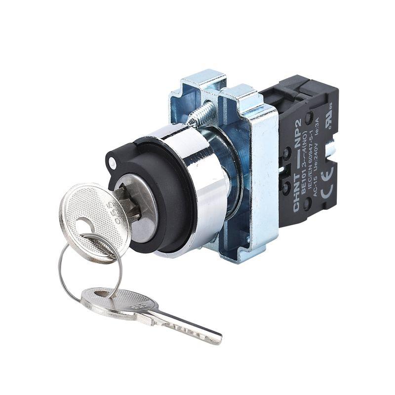 переключатель np2-bg41 2 полож. с возвратом 1но ip40 chint 573767 от BTSprom.by