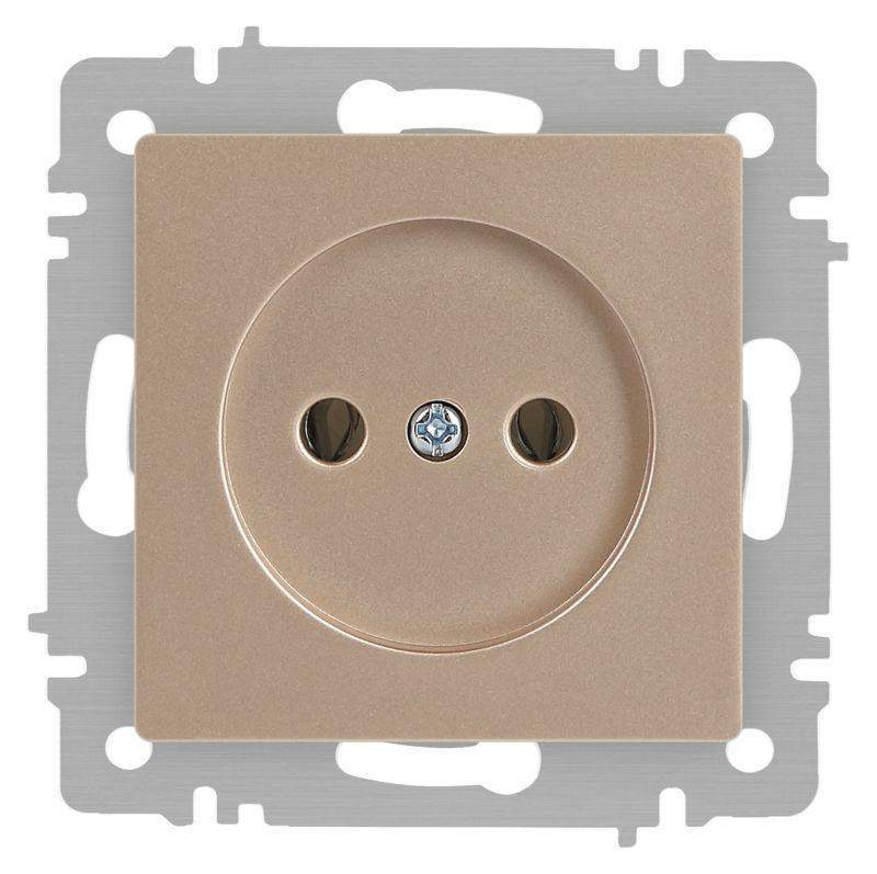 розетка 1-м сп accent 6-201-04 16а ip20 250в 2p шампань intro б0063663 от BTSprom.by
