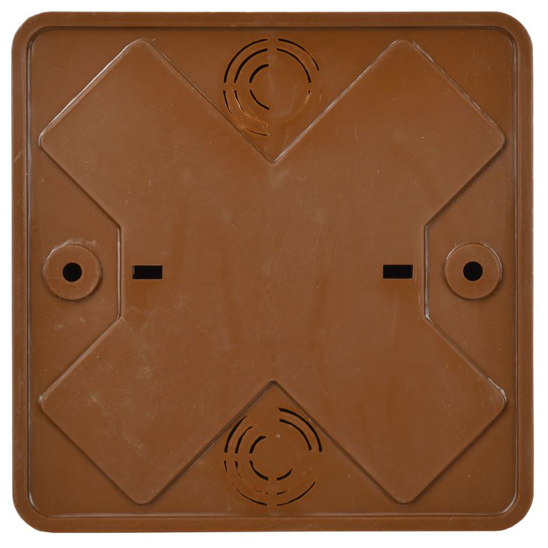  Коробка распаячная ОП КМ 100х100х44 дуб IEK UKO10-100-100-044-K24-E фото в каталоге от BTSprom.by