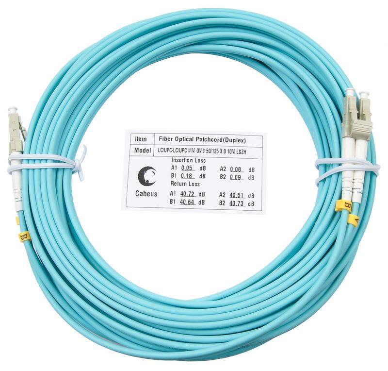 шнур оптический fop-50-lc-lc-10м duplex lc-lc 50/125мм om3 10м lszh cabeus 7341c от BTSprom.by