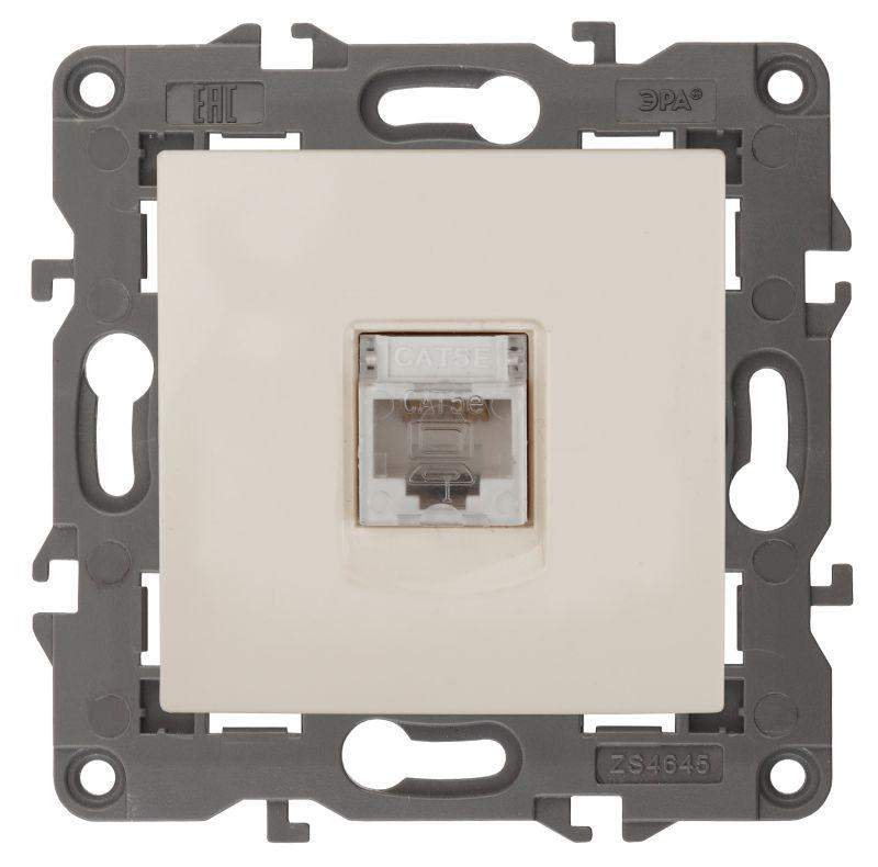 розетка компьютерная 1-м elegance 14-3107-02 rj45 ip20 механизм сл. кость эра б0034303 от BTSprom.by