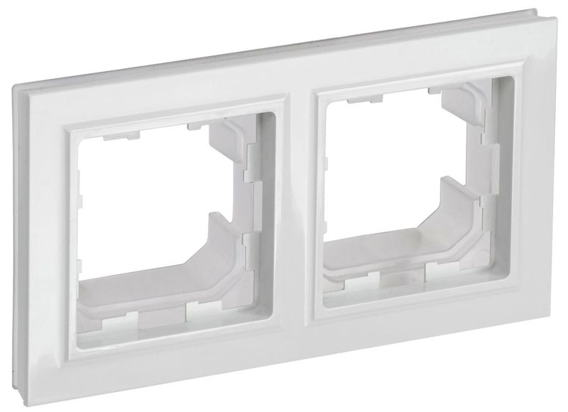 рамка 2-м ip44 brite ру-2-брб-44 бел. iek br-m22-44-k01 от BTSprom.by