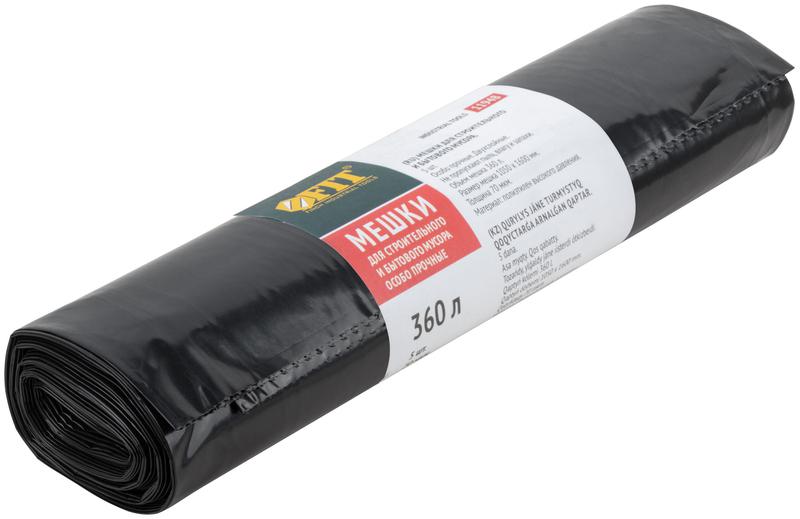  Мешок для строительного мусора ПВД особопрочные 360л 1050х1600мм толщина 70мкм (уп.5шт) FIT 11948 фото в каталоге от BTSprom.by