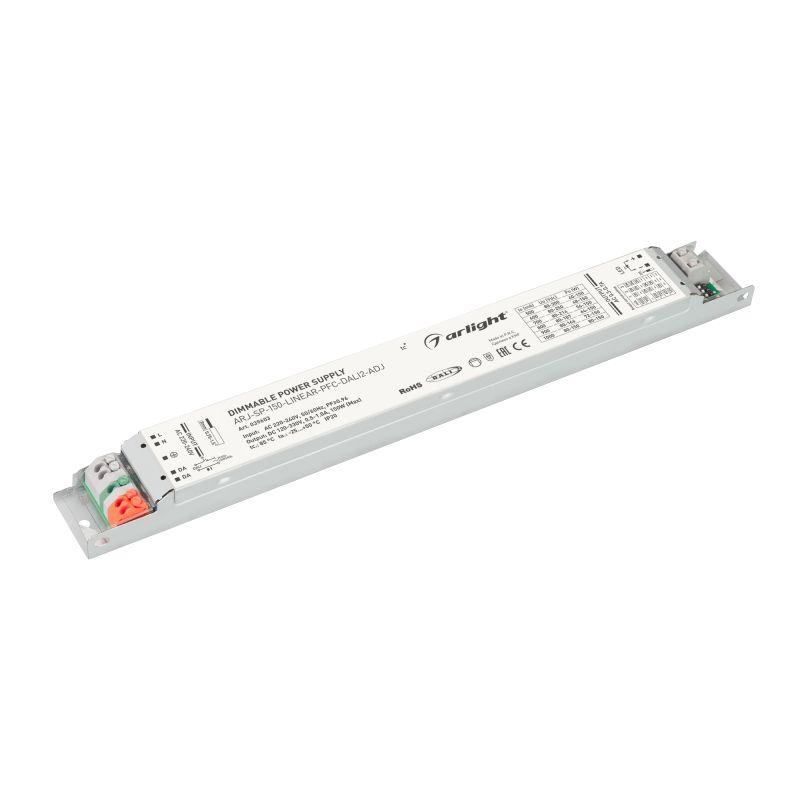 блок питания arj-sp-150-linear-pfc-dali2-adj (150вт 120-330в 0.5-1.0а) (ip20 металл) arlight 039603 от BTSprom.by