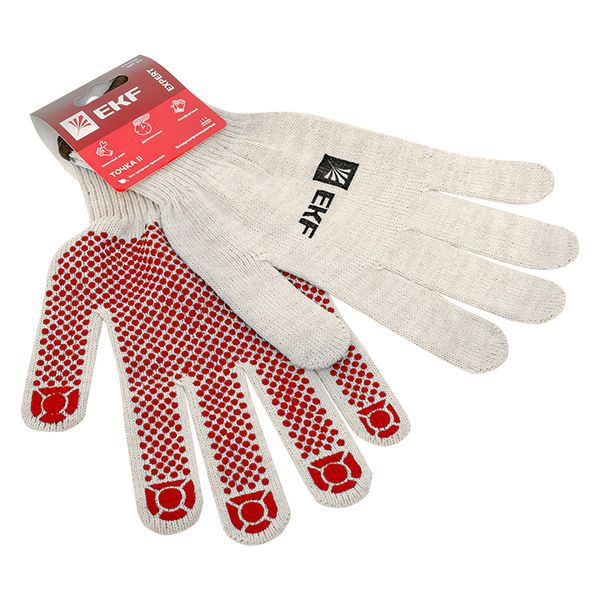  Перчатки рабочие ТОЧКА II с ПВХ-покрытием (10 класс 10 разм) Expert EKF pe13ct-10-pro фото в каталоге от BTSprom.by