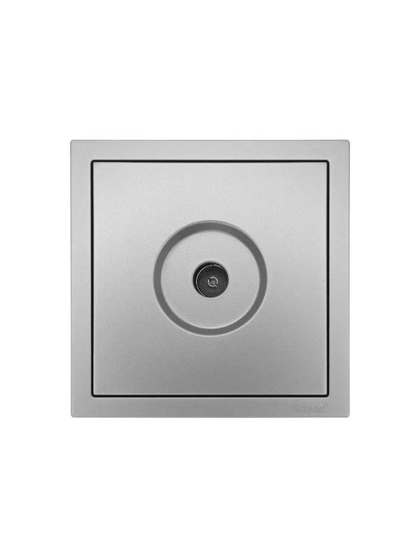  Розетка ТВ проходная СП ZIMA IP20 сер. матов. LEZARD 704-7488-129 фото в каталоге от BTSprom.by