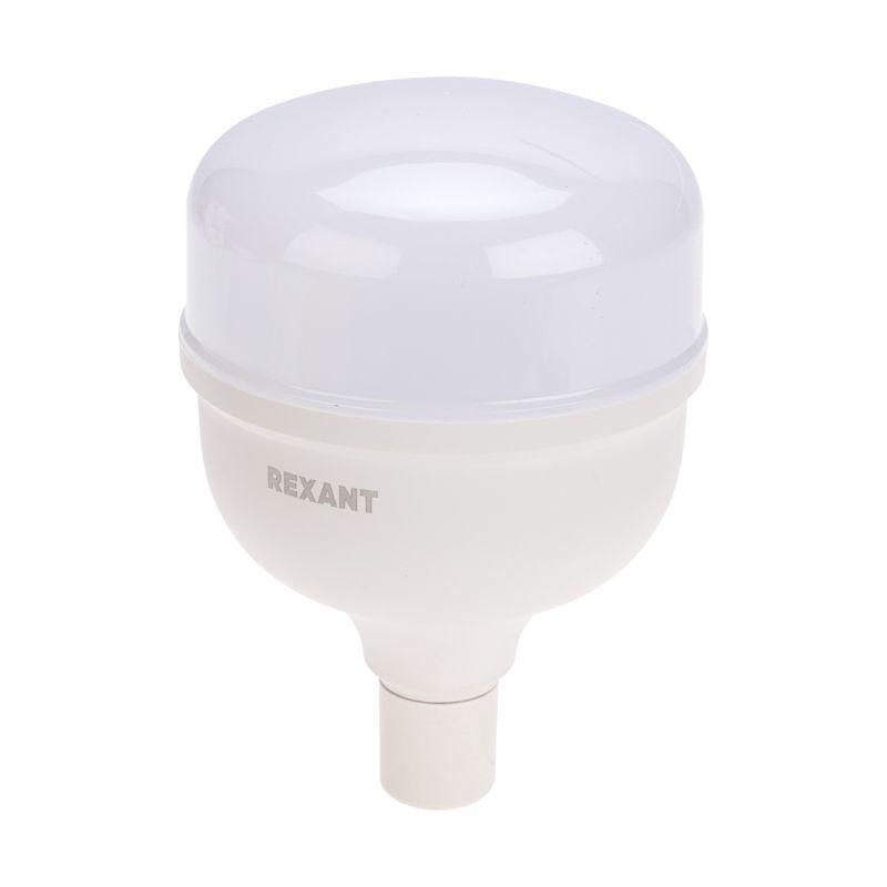 Лампа светодиодная высокомощная COMPACT 50Вт 6500К холод. бел. с E27 4750Лм переходником на E40 Rexant 604-154 фото в каталоге от BTSprom.by