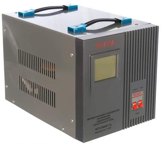  Стабилизатор напряжения АСН-5000/1-Ц 1ф 5кВт IP20 релейный Ресанта 63/6/6 фото в каталоге от BTSprom.by