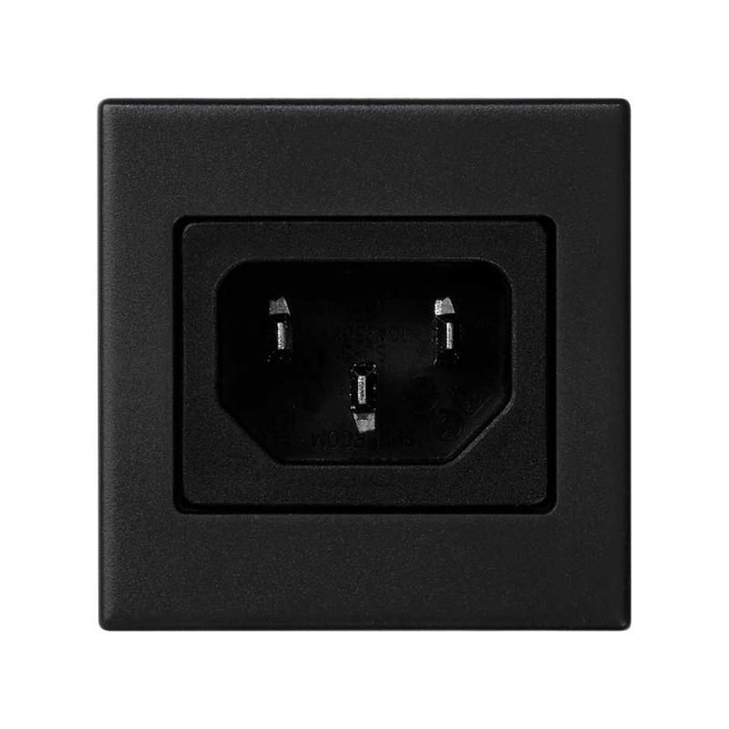плата для подкл. 1вых. iec 320 "папа" k45 черн. simon connect k305a-14 от BTSprom.by