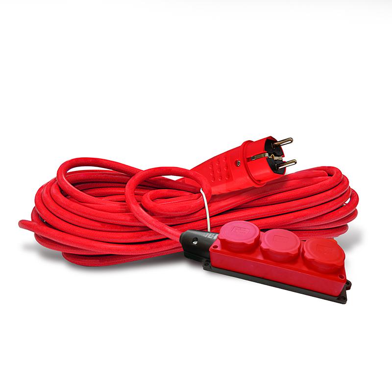 удлинитель 3х10м с заземл. 16а ip44 3.5квт кг 3х1.5 с защ. крышкой арктик морозостойкий domtok 2599 от BTSprom.by