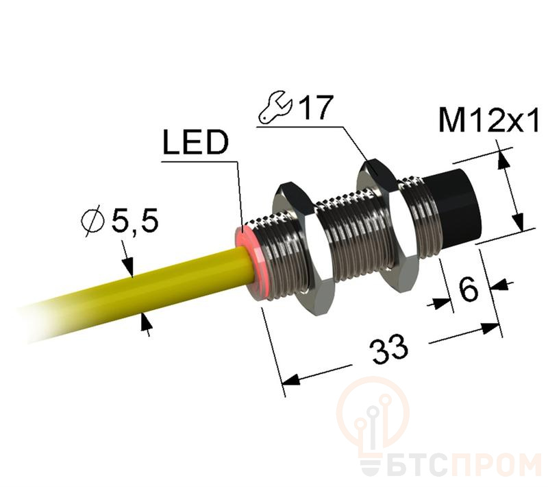 Выключатель бесконтактный PS2-12M33-4N21-K МЕГА-К A8010-79680244 фото в каталоге от BTSprom.by  Выключатель бесконтактный PS2-12M33-4N21-K МЕГА-К A8010-79680244 фото в каталоге от BTSprom.by