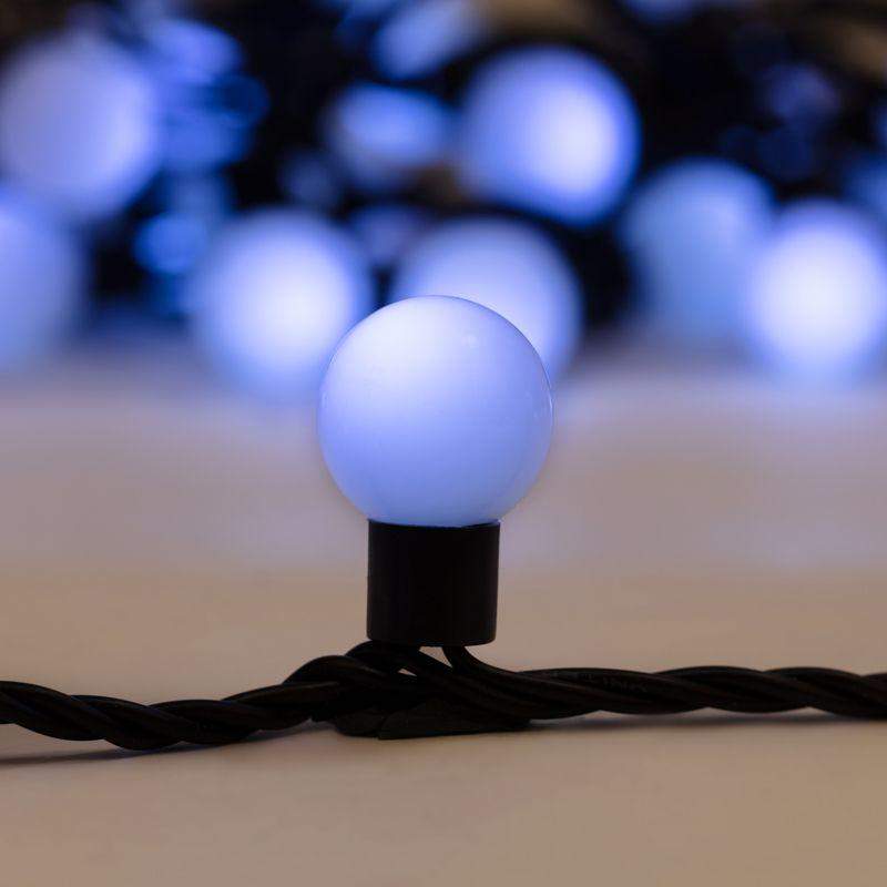  Гирлянда светодиодная "Мультишарики" 10м d23мм 80LED бел. 4Вт IP65 провод ПВХ черн. Neon-Night 303-515 фото в каталоге от BTSprom.by