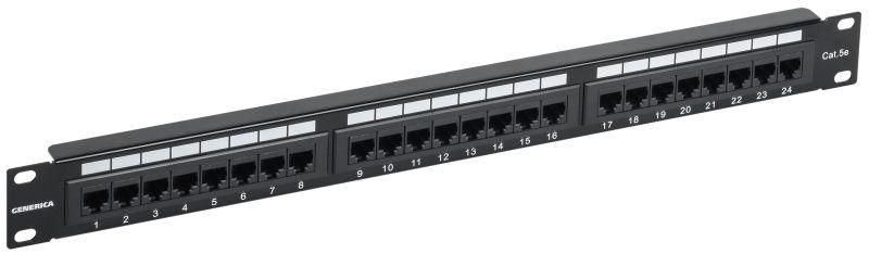 патч-панель 1u кат.5e utp 24 порта (krone) generica pp24-1uc5eu-k05-g от BTSprom.by