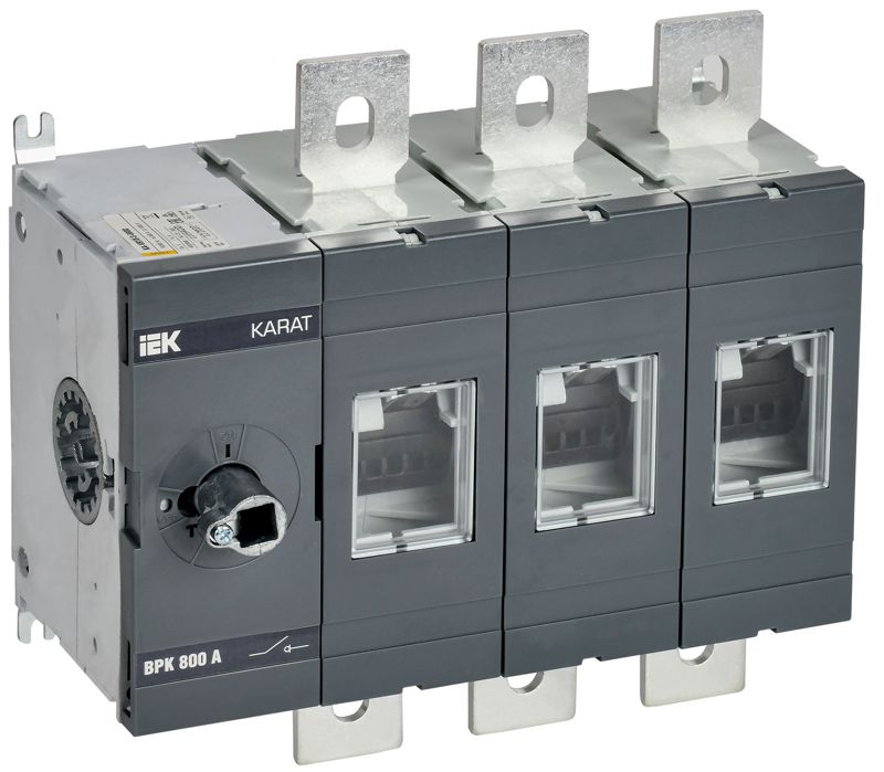 выключатель-разъединитель врк 3п 800а без рукоятки karat iek ka-vr10-3-0800 от BTSprom.by