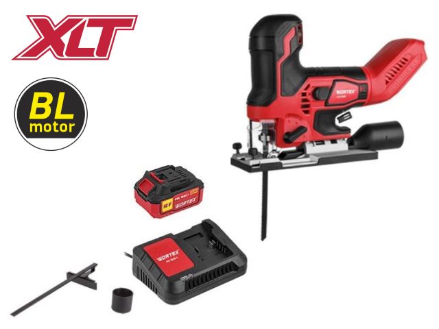 аккум. лобзик wortex cjs 1330 в чем. all1 xlt set бесщёт, 18в, 800 - 3800 ход/мин, пропил до 135 1325401 от BTSprom.by