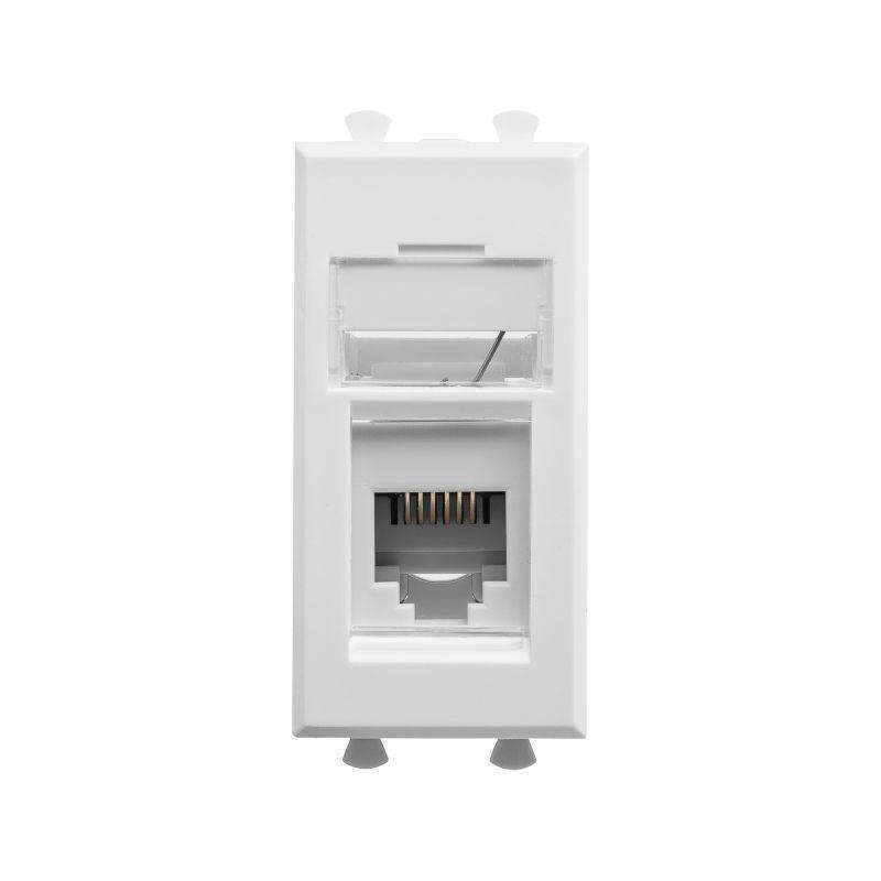 розетка телефонная 1мод. avanti "белое облако" rj12 модульная dkc 4400311 от BTSprom.by
