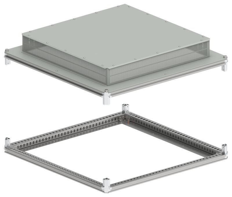 крыша и основание 1000х1000 ip31 format под фланец iek fo-00-kof-100-100-31 от BTSprom.by