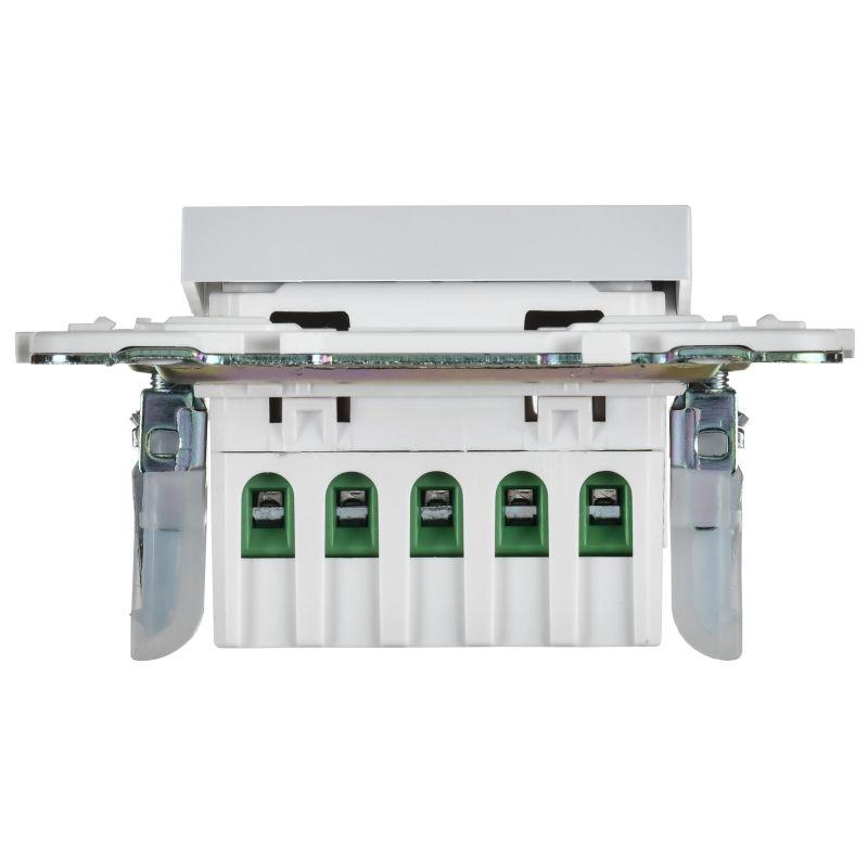  Кнопка звонка SKANDY 10А SK-V17W для отелей с индикацией арктич. бел. IEK SK-V14-2-10-K01 фото в каталоге от BTSprom.by