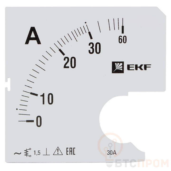 Шкала сменная для A961 30/5А-1.5 PROxima EKF s-a961-30 фото в каталоге от BTSprom.by  Шкала сменная для A961 30/5А-1.5 PROxima EKF s-a961-30 фото в каталоге от BTSprom.by