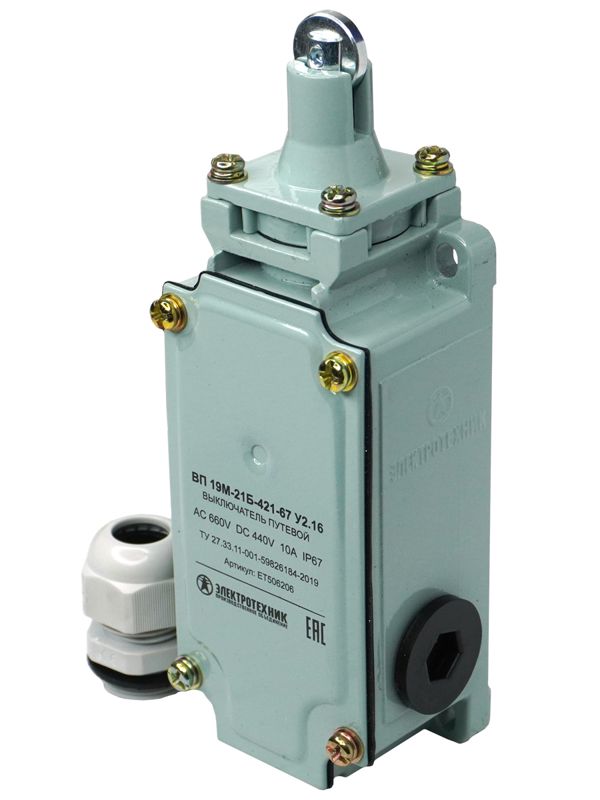 выключатель конечн. вп 19м-21б-421-67 у2.16 электротехник et506206 от BTSprom.by