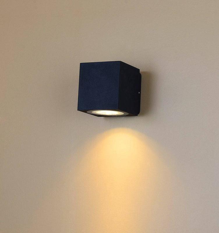 светильник настенный wells lwa0150a-bl-ww 12вт 3000к ip54 черн. designled 00-00002807 от BTSprom.by