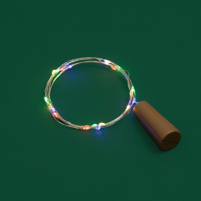  Гирлянда светодиодная "Роса" 2м 20LED мультиколор 0.1Вт IP20 с пробкой элементы питания 3хLR44 (в компл.) Neon-Night 302-029 фото в каталоге от BTSprom.by