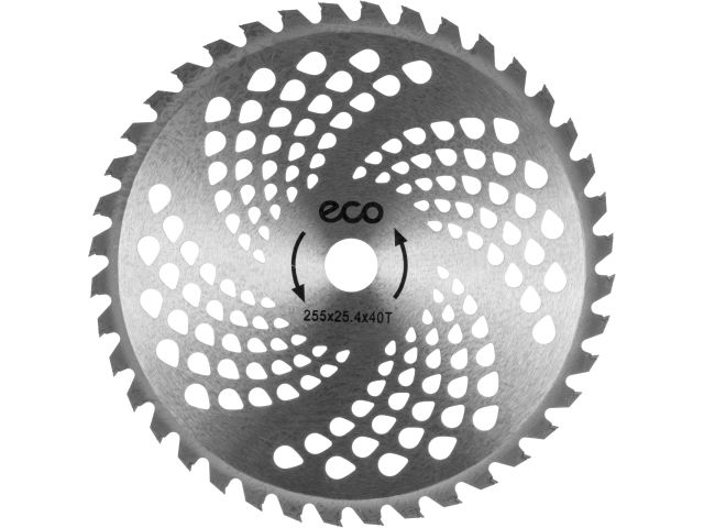 нож для мотокосы 40 зуб. 255х1.3х25.4 мм eco (твердоспл.) gtp-40t от BTSprom.by