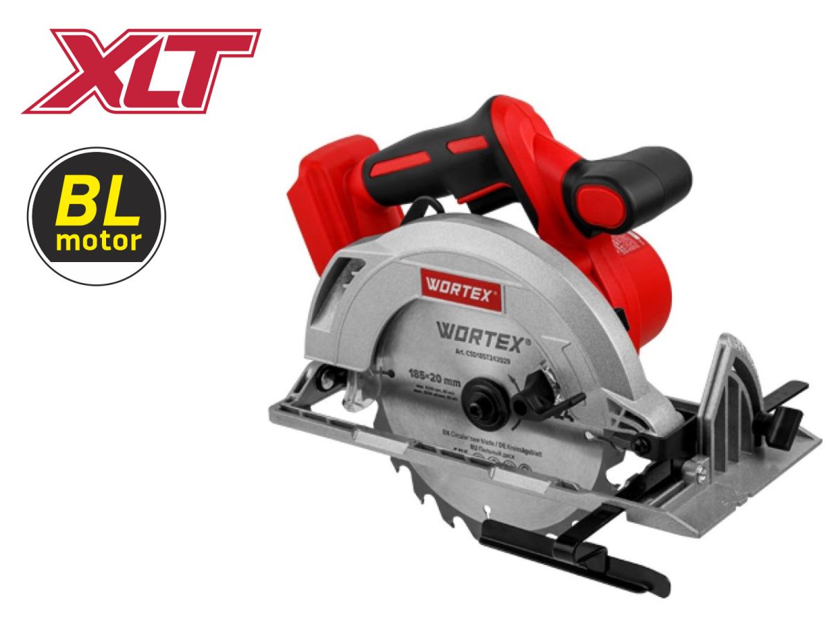 аккум. циркулярная пила wortex ccs 1819-1 в кор. all1 xlt solo, бесщет., 18 в, 185 мм, до 63 мм (без аккумулятора и зу) 1329532 от BTSprom.by