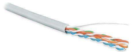 кабель витая пара u/utp кат.5e 4х2х24awg solid lszh нг(а)-hf uutp4-c5e-s24-in-lszh-gy-305 сер. (м) hyperline 42045 от BTSprom.by