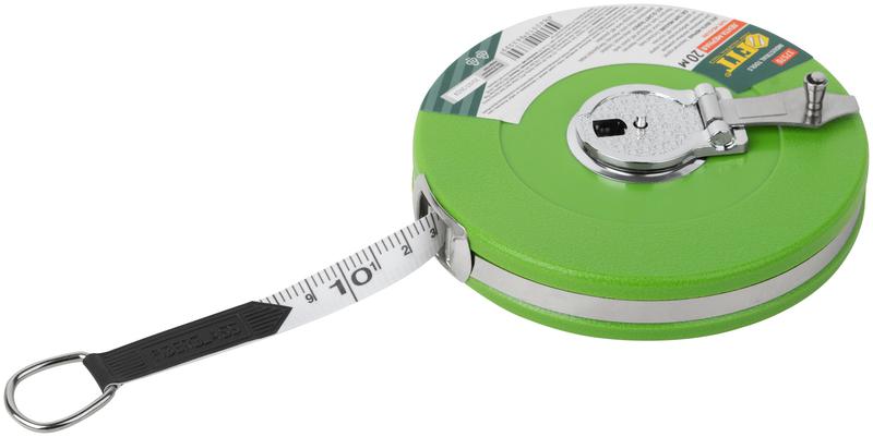  Рулетка 20м фибергласовая лента корпус пластик. зел. FIT 17570 фото в каталоге от BTSprom.by