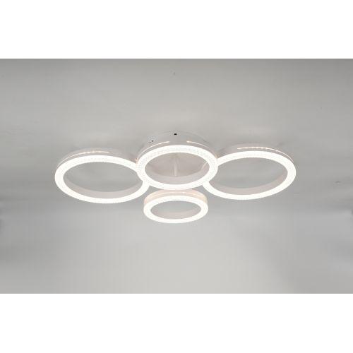 светильник светодиодный juniper 6187-702 led 75вт 3000-6000к потолочн. бел. с пультом rivoli б0068478 от BTSprom.by