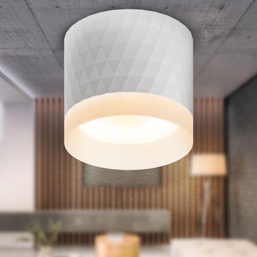 светильник ol37 wh gx53 ip20 настен./потолочн. спот бел. эра б0056385 от BTSprom.by