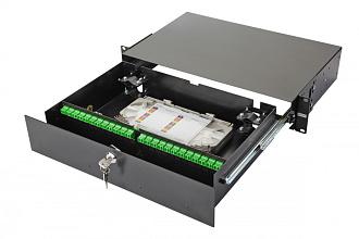 панель оптическая 47c-24 19дюйм 1u фиксированная корпус на 24 адаптера 16 дуплекс sc/apc адаптеров os2 eurolan 47f-48-s2-2l-32-11bl-a от BTSprom.by