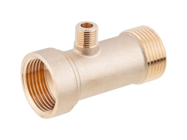 тройник 1" нар. х 1/4" нар. х 1" вн., av engineering (инд. упак.) (для подключения насоса) ave194301 от BTSprom.by