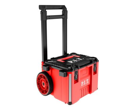 ящик для инструментов системы stackin 44л 495х400х338мм ручка колеса 4.63кг p.i.t. htlb02-4933 от BTSprom.by
