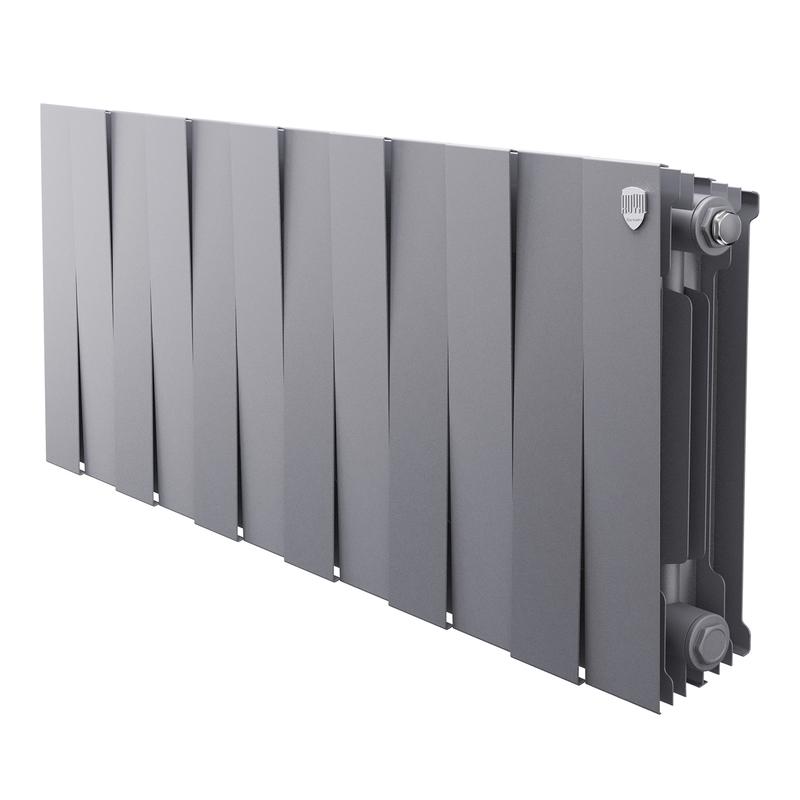 радиатор pianoforte 300 12 секц. биметал. silver satin royal thermo нс-1346075 от BTSprom.by